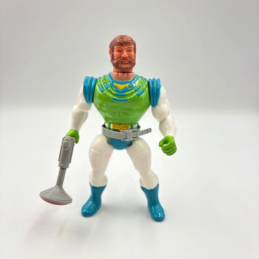 Vintage Pace Toys Earth Force Doctor Red Roger Wolf Figure w/Weapon 1985 LOOSE
